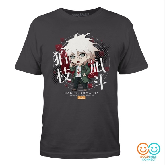 Danganronpa Nendoroid Chibi Nagito Komaeda T-Shirt/ Size: Medium - Picture 1 of 3